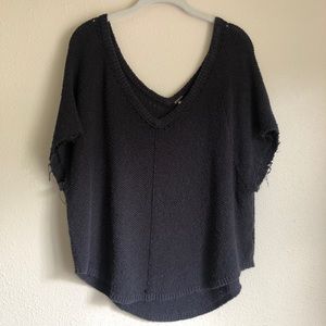 Free People Summer Romance Short Sleeve Sweater